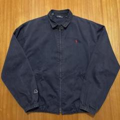 90s ジップアップブルゾン　スイングトップ　黒　　M 短丈 ゆるダボ　古着 楽天市場】POLO Ralph Lauren ポロ ラルフローレン ジャケット