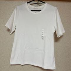 GU ジーユー　リブT 半袖　オフホワイト　XL 新品タグ付きのサムネイル