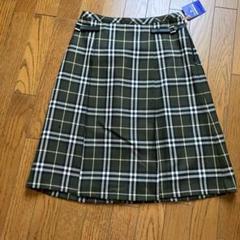バーバリーブルーレーベル　ノバチェックスカート　ウール混紡　スリット 134470_1_l.webp