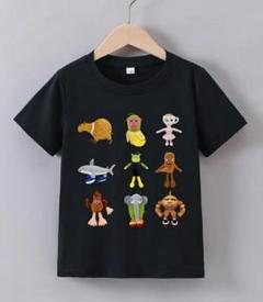 トゥントゥンサフール　130　半袖　Ｔシャツ　ブラック