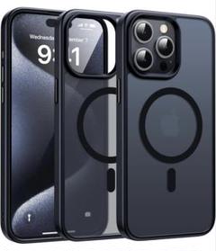 新品 iPhone15ProMax ケース マットブラックMagSafe対応