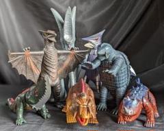 昭和ガメラ＆登場怪獣（バンダイ）ソフビフィギュア