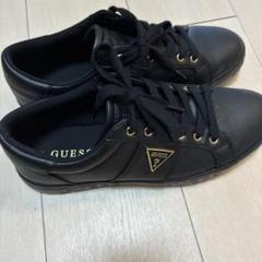 GUESS ブラック スニーカー