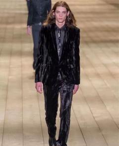 SAINT LAURENT サンローラン　ベルベット セットアップ　スーツ