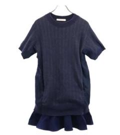 【美品】サカイラック-sacai luck-フェイクレイヤードレースカットソー 美品】サカイラック-sacai luck-フェイクレイヤードブラウス