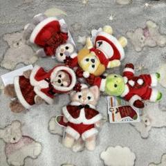 東京ディズニーシー　クリスマス2024 ぬいぐるみバッジ　5点セット 東京ディズニーシー クリスマス2024 ぬいぐるみバッジ 5点セット
