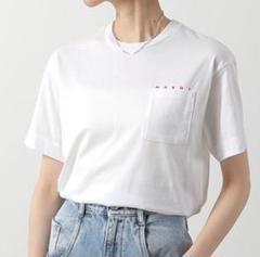 大人もok マルニ キッズTシャツ ポケット付き ロゴ　S