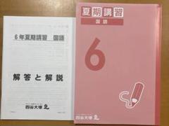 予習シリーズ　6年夏期講習 国語 解答と解説付き