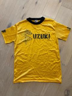 SUZUKIロゴTシャツ古着メッシュ企業スズキ