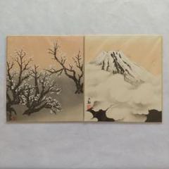 色紙絵　日本画他、いろいろ　33枚セット　【A】 楽天市場】色紙 日本画の通販