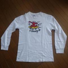 K. Haring スケートボードデザイン 長袖Tシャツ Pop Shop
