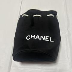 CHANEL 巾着バッグ　黒×白 ロゴ入り 内側総柄 楽天市場】巾着型（ブランドシャネル）（バッグ・小物・ブランド