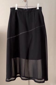 noir kei ninomiya /ネオンカラー フリルスカート 楽天市場】【中古】noir kei ninomiya フリルスカート ブラック