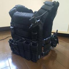 ブラックプレートキャリア POLICEパッチ付き その他セット！ S＆Graf / ※品切中【3458】US. 6094 モジュラープレートキャリア