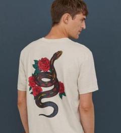 【オンライン完売品】エイチアンドエム ROSE SNAKE L 薔薇