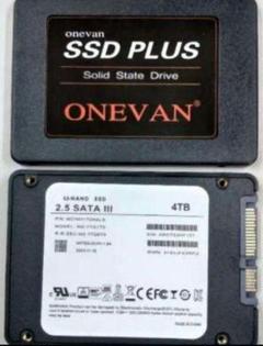 実質無料♪超大容量SSD4TB！新品/2.5SATA内蔵型/安心テスト発送♪のサムネイル