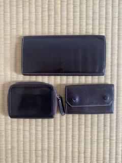 万双 ブライドル ミニ財布（小銭入付）ネイビー - メルカリ