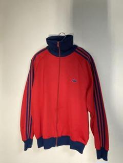 希少 adidasデサント製　トラックジャケット 80s ６号 希少】80s adidas アディダス トラックジャケット デサント製