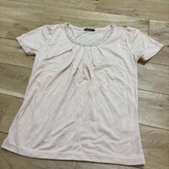 C.D.S ビーズ装飾付き半袖トップス Mサイズ ピンク
