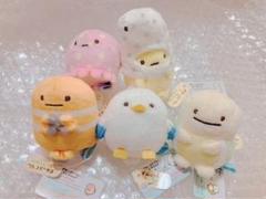 すみっコぐらし うみっコ てのりぬいぐるみ　うみがめ　うみねこ　すいぞくかん