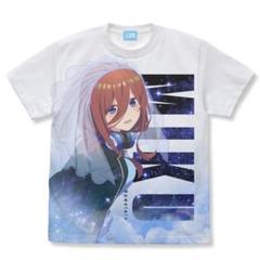 新品未開封 五等分の花嫁∫∫ 中野三玖 FIVE Tシャツ ホワイト サイズL 五等分の花嫁∬ Tシャツ 三玖: キャラグッズ｜ムービック（movic）