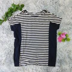 【ensuite】エンスウィート Tシャカットソー 半袖 ボーダー柄 (L)