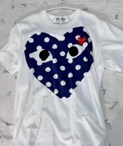 プレイ コムデギャルソン ポルカドット Tシャツ Comme Des Garçons Play ポルカドット Tシャツ | ブルー