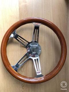 Amazon | HSen Racing ウッドステアリング 直径380mm 15インチ