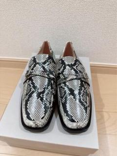 【メーカー再生品】 ローファー ヘビ柄 DAVIDSON J&M 保存袋付き メルカリ - 靴