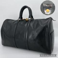 鑑定済✨ルイヴィトン エピ キーポル45 ボストンバッグ 黒色 M59152