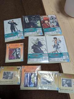 一番くじ るろうに剣心 F賞 キャンパス風イラストボード＆ステッカー＆下位賞