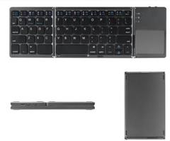ワイヤレスキーボード 折りたたみ式 キーボード Bluetooth ブラック