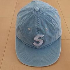 シュプリーム Sロゴ デニム キャップ