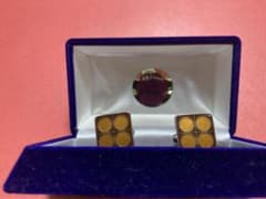 ゴルフ非売品宮勝商店 】『鷹之台カンツリー倶楽部』シルバーカフス