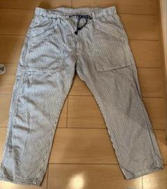 Lee ワークライン ヒッコリイージーベイカー クロップドパンツ Ｌサイズ