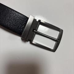 Giorgio Armani ブラックレザーベルト