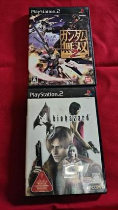 PS2 ガンダム無双2 バイオハザード セット