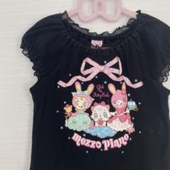 メゾピアノ 135 ショートパンツ ＆Tシャツセット みみぽぽ