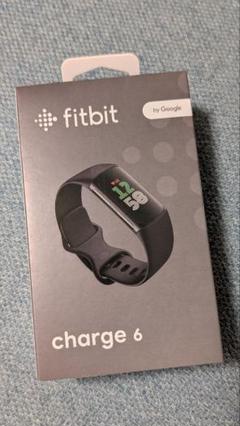 新品未開封】Fitbit Charge 6 本体 ブラック 黒 オブシディアン