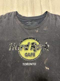 最終値 HardRockCAFE "TRONTO" 襤褸 鬼フェード Tee