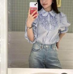 Bibiy】新品未使用、紙タグ付き、即日発送 CORA PUFF BLOUSE
