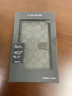 【新品】Coach iPhone 15 手帳型ケース　ブラック②