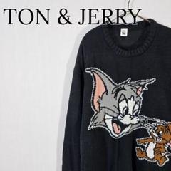 【美品】トムアンドジェリー　ニットニットセーター キャラクターニット