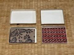 和装小物 和風 花柄 和紙 名刺入れ 箱入