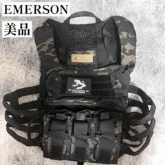 美品　エマーソン製 マルチカムブラック プレートキャリア　CPC EMERSON EMERSON CPスタイル CPCプレートキャリア BK | サバゲー装備品