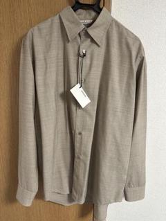 【AURALEE】スーパーファイントロピカルウールシャツ サイズ4 AURALEE(オーラリー) SUPER FINE TROPICAL WOOL SHIRT A25SS01WT