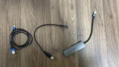 USB-C ケーブル2本＋uni製ハブ まとめ売り