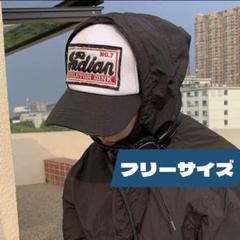 メッシュキャップ 帽子 アメカジ ダメージ加工 Y2K グランジ ブラック 黒