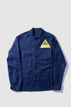 希少 40's ルモンサンミッシェル　モールスキン　カバーオール　48 40's LE MONT ST MICHEL BLACK MOLESKIN JACKET | STRAYSHEEP ONLINE