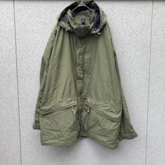 2224【AIGLE】XL♡マウンテンパーカー フーディ オリーブグリーン